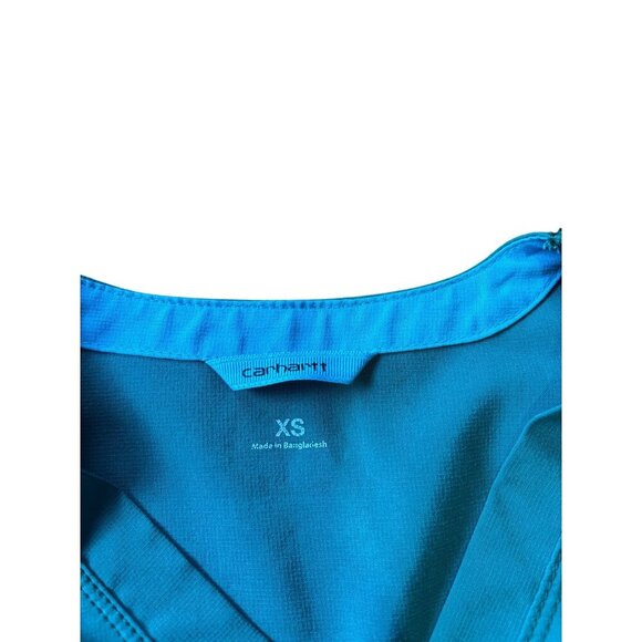 Carhartt Women's Dark Green Scrub Top - Picture 4 of 7